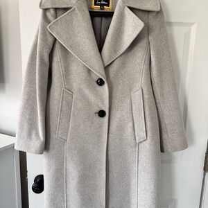 Sam Edelman Gray Wool Pea Coat